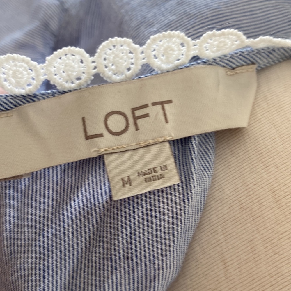 LOFT embroidered shell - Picture 4 of 5